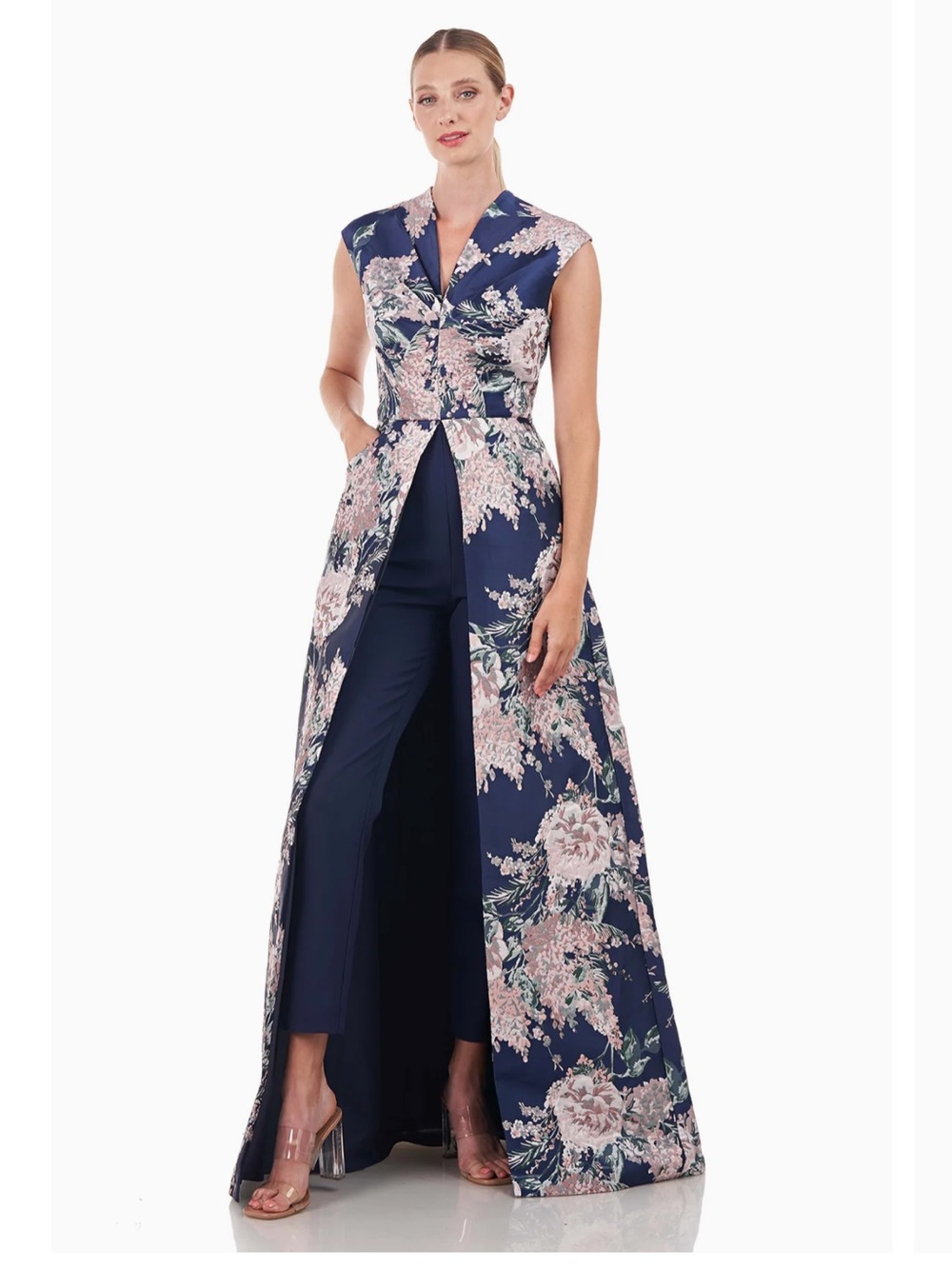 Kay Unger New York Pia Walk Thru Jumpsuit